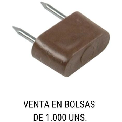 HERRAJES ALK tope dos puntas chad marron (1.000u) , 0BOLSA