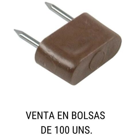 HERRAJES ALK tope dos puntas chad marron (100u) , 0BOLSA , HERRAJES ALK tope dos puntas chad marron (100u) , 0BOLSA