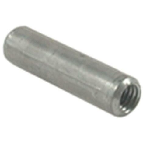 HERRAJES ALK tubo union zmk murano d8 m6-30 bruto - , 0CIENTOS