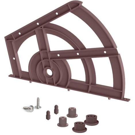 OTROS marrón , Acabados disponibles: Marrón y blanco.Volko es un zapatero de plástico económico de dos estantes. Este zapatero te