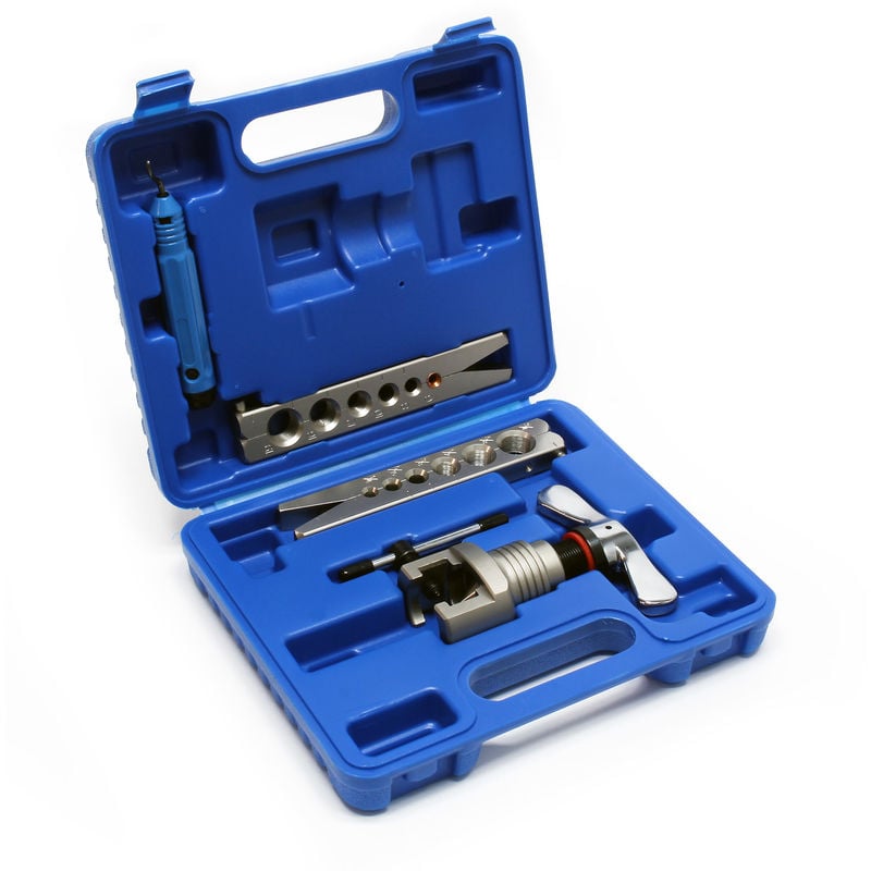 

Herramienta abocardado cono excéntrico, para aluminio y cobre, 45°, piezas presión en mm y pulg.