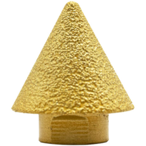 Herramienta biselado diamante – Cortador bisel redondeado – Perforar, agrandar, biselar – Para azulejos, mármol, granito – Accesorio pulido