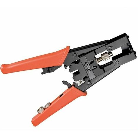 Herramienta crimpadora para F, BNC, IEC y RCA