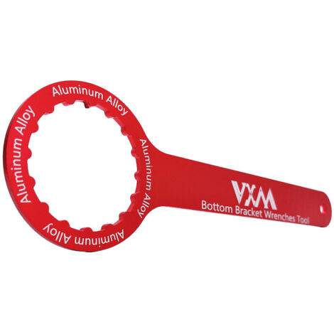 Herramienta de 44 mm para pedalier de bicicleta de 16 ranuras, llave extractora, herramienta de reparación BB109 BB30 PF30 BB51 BB52 Roja