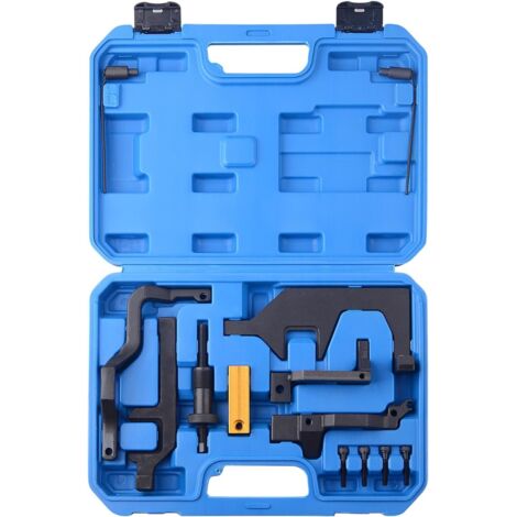 Herramienta de ajuste del motor, juego de herramientas de alineación de árbol de levas, compatible con BMW Mini Cooper R55 R56 R57 R60 N12 N13 N14 N16 N18 1.4 1.6 Herramienta de ajuste del