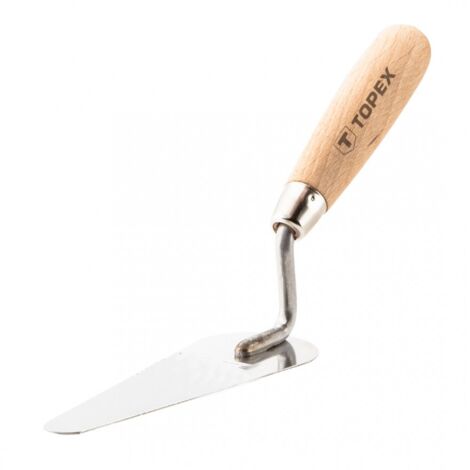 Herramienta de albañil Topex 13a588 acero inoxidable mango madera