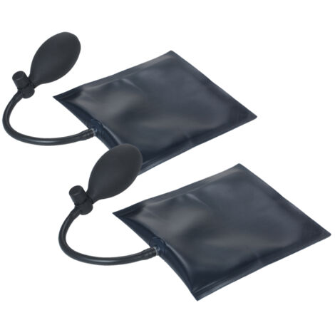 Herramienta de alineación con 2 calzos neumáticos, palanca inflable, herramienta de nivelación, carga máxima 160 kg (353 lbs), calzos para uso doméstico y en reparaciones automotrices.