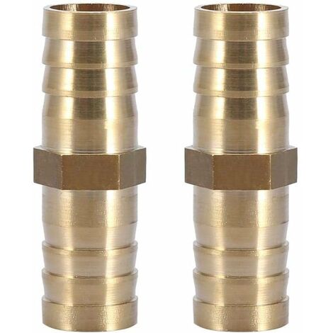 Herramienta De Conector De Tubería MINKUROW, Conector Recto Bidireccional, Recto Para Conectar Tuberías (14 Mm, 2 Piezas)