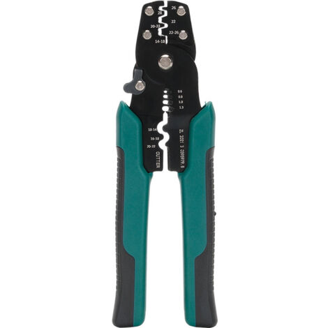 Herramienta de crimpado eléctrico, herramienta de crimpado para cables, herramienta de crimpado para cables, herramienta de crimpado/pelado de cables 3 en 1