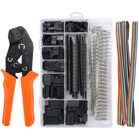 Herramienta de crimpado Sn-28B con conectores Dupont macho/hembra 1550, de 0,1 a 1,0 mm², para conectores kf2510, 2,54 mm, 3,96 mm, 28-18 AWG
