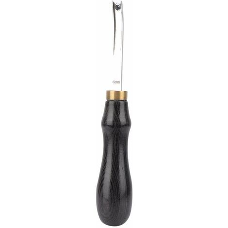 Herramienta de cuero DIY Leathercraft Herramienta de borde de cuero Herramienta de borde de cuero Herramienta de corte de biselado de cuero (Negro 6MM)
