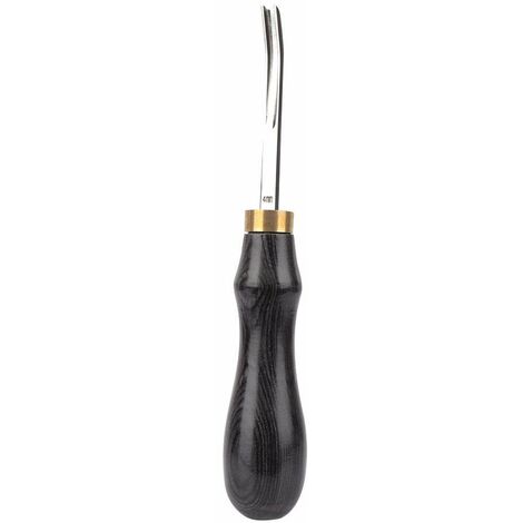 Herramienta de cuero para manualidades, herramienta de borde de cuero, herramienta de borde de cuero, herramienta de corte de biselado de cuero (negro 4MM)