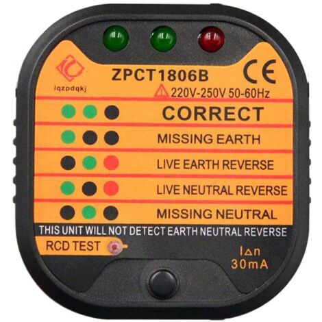 Herramienta de detección de voltaje, identifica fácilmente problemas de cableado, detector de corriente ABS, comprobador eléctrico, comprobador de enchufes de voltaje