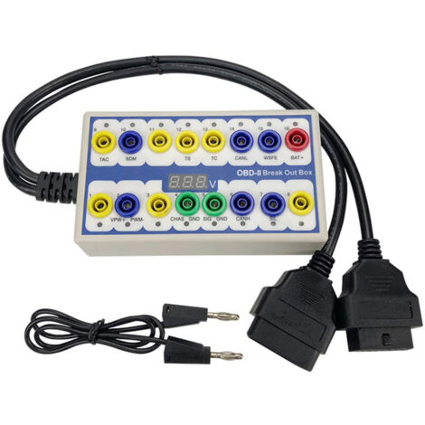 Herramienta de diagnóstico automotriz OBD-II profesional, detector de protocolo OBD-II, conector de diagnóstico