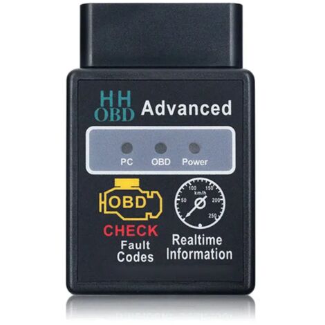 Herramienta de diagnóstico Bluetooth HH OBD ELM327 V2.1 - OBD2 OBDII CAN BUS, escáner de motor, adaptador de interfaz