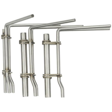 Herramienta de instalación de sellos para vástagos de pistones de cilindros hidráulicos, para kit de herramientas de instalación de juntas universales, juego de herramientas de torsión de sellos - 3 p