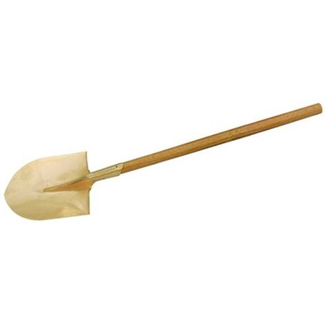 Herramienta de jardinería bahco round tip shovel anti-chispas aluminio bronce