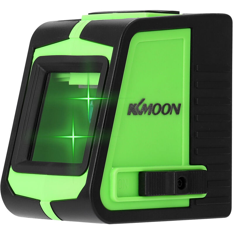 

Herramienta de nivelacion de ventana grande de nivel laser multifuncional de 2 lineas KKmoon con funcion de alarma sonora, sin soporte montado en la