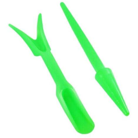 Herramienta de plantación manual KZQ, juego de herramientas de jardinería portátil, estaca y horquilla, pala de trasplante, herramientas manuales para plantar en el jardín, juego de 3