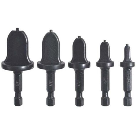 Herramienta de prensado de tubos de cobre con vástago hexagonal ZVD-5 piezas y brocas de reparación