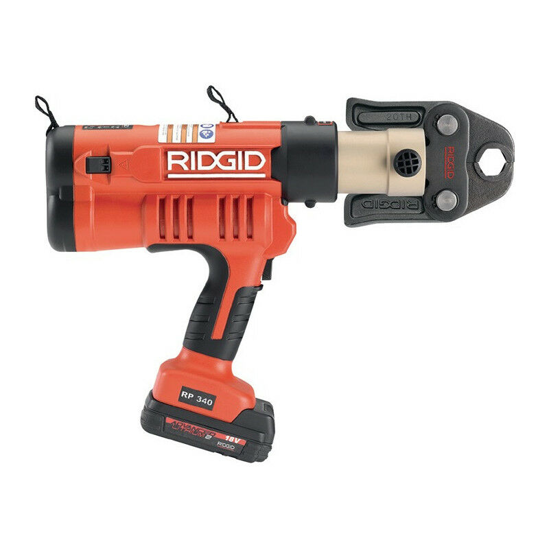 

Herramienta de prensado RP 340-B 10-108mm sin mordazas Maletín de transporte RIDGID