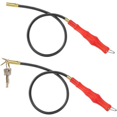 Herramienta de recogida magnética flexible de 54,5 cm Herramienta de recogida magnética para sujetar tornillos Piezas de metal