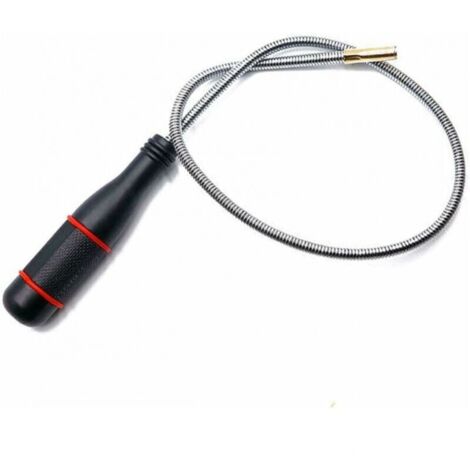 Herramienta de recolección magnética flexible de 1 pieza, herramienta de recolección magnética mecánica flexible portátil para recoger piezas pequeñas, tuercas, pernos, tornillos, llaves, piezas de au