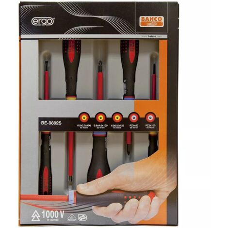 Herramienta del electricista Bahco be-9882s ergonómica aislada
