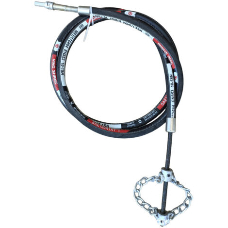 Herramienta desincrustante para tuberías, cadena desincrustante giratoria, herramienta multifuncional de perforación y limpieza para inodoros, cocinas, baños, jardines, restaurantes y tuberías exterio
