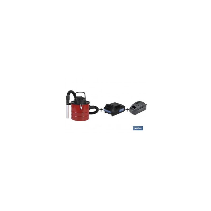 

Pack aspirador cenizas + bateria15ah + cargador