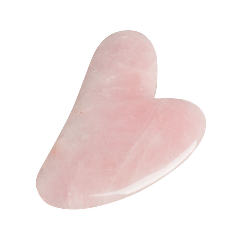 

Herramienta facial Jade Gua Sha, Gua Sha en forma de corazón, Tablero para raspar, Rosa