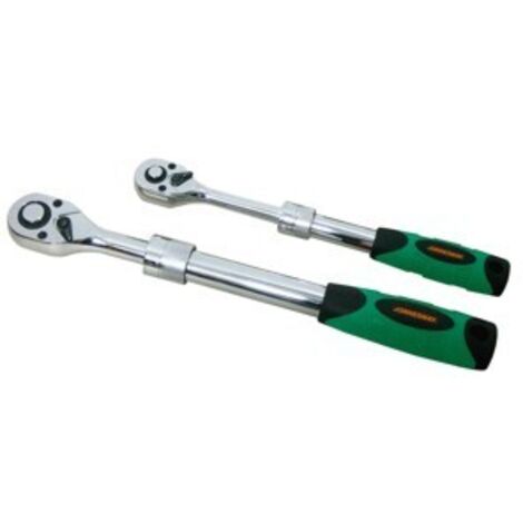 Herramienta manual, Jonnesway, R5103, para mecánica y mantenimiento, carraca 3/8", mango extensible, diseño robusto y cómodo de usar