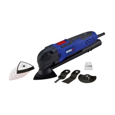 Herramienta multifunción DEDRA 300W - set con estuche y accesorios