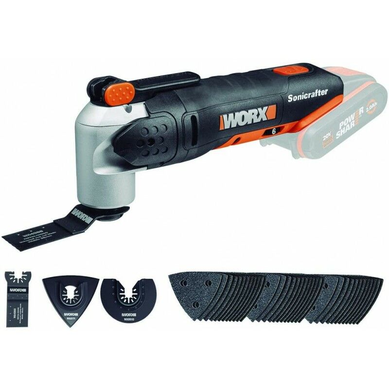 

MULTIFUNCIÓN WX678.9 20V (SIN BATERÍAS NI CARGADOR) - Worx