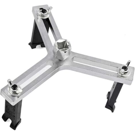Herramienta para extraer la tapa del tanque de combustible del automóvil - Herramienta para extraer la bomba de combustible con llave de 3 mordazas