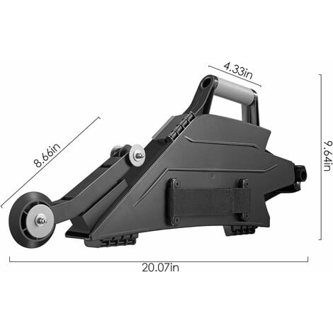 RICEEL Herramienta para juntas de paneles de yeso con rueda de esquina interior de cambio rápido Correas ajustables Herramienta para juntas de paneles de yeso Operación derecha/izquierda