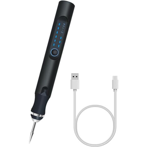Herramienta rotativa inalámbrica pequeña, 3 velocidades, carga USB, herramienta rotativa multifuncional, alimentación de 3,7 V.