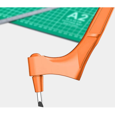 Herramientas de corte para manualidades: cuchillas de acero inoxidable de precisión con herramienta de corte giratoria de 360° para manualidades, pasatiempos, scrapbooking y plantillas (negro).