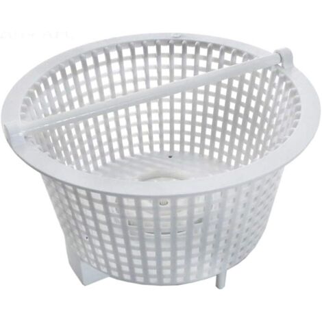 Herramientas de limpieza de piscinas, cesta para skimmer de piscina, cesta de filtro para accesorios de piscina, color blanco
