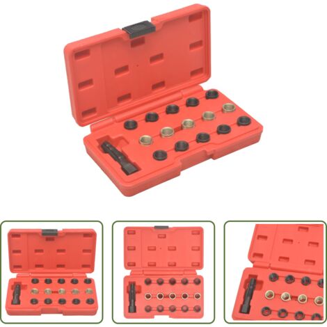 Herramientas de reparación -  Herramientas de reparación de roscas bujía 16 piezas M14x1,25