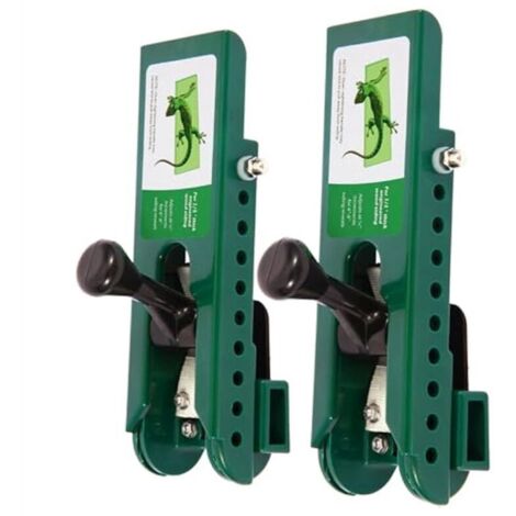 Herramientas para la instalación de revestimiento de fibrocemento: medidor de solapamiento compatible de 3/8" con ranuras ajustables, paquete de 2