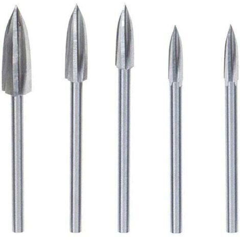 Herramientas para tallar madera, fresas de grabado y rotativas para tallar madera, fresa rotativa de doble corte de carburo de tungsteno, fresa de acero para rectificado, herramienta de tallado