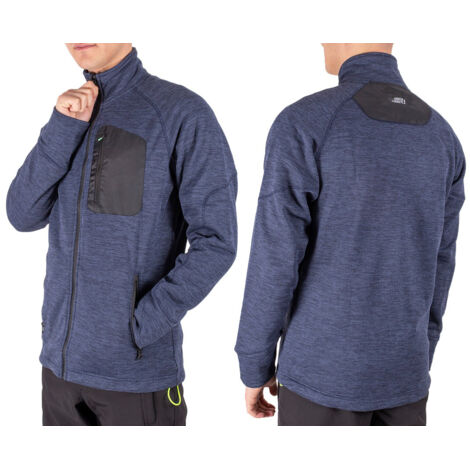 HERREN-ARBEITS-SWEATSHIRT mit Reißverschluss, POLAR XXL