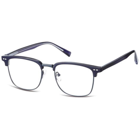 Herren-Computerbrille aus Aluminium mit klaren Gläsern, BLAUES LICHT, Graphit 25125A