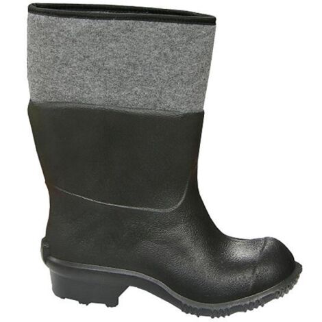 Herren-Filzschuhe, EVA-Schaum, Größe 49, Schwarz /804