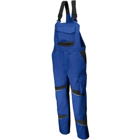 Herren Latzhose Kübler ActiviQ high Gr. 52 kornblau/schwarz