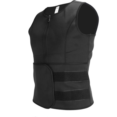 Herren-Schwitzweste, Sport-Schlankheitsgürtel zur Gewichtsreduktion (XXXL)