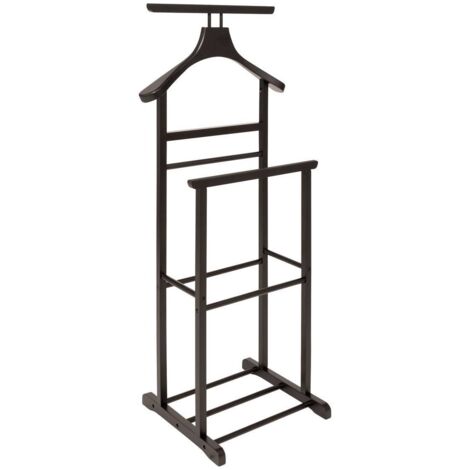 Herrendiener dandy aus schwarzem holz h103cm - 5five