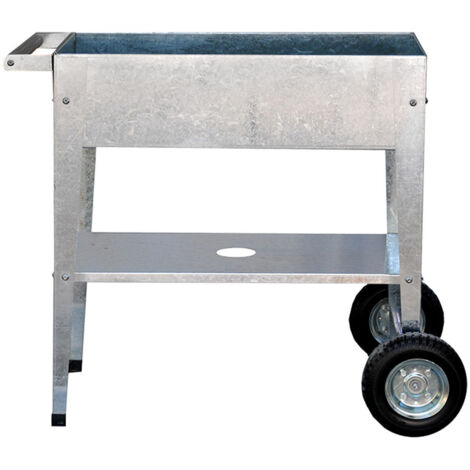 Herstera Garden Metall Hochbeet Barcelona  Silber  85x35x80 cm