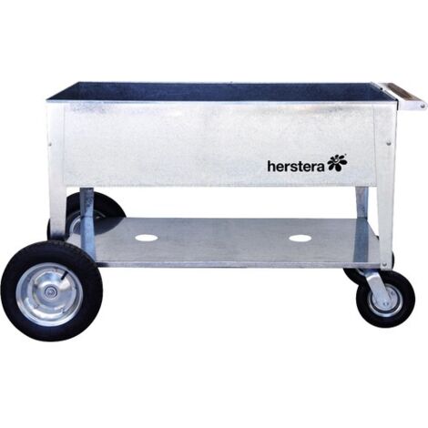 Herstera Garden Metall Hochbeet Swivel  Silber  120x60x84 cm